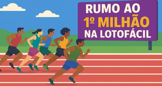 Corrida rumo ao primeiro milhão na Lotofácil.