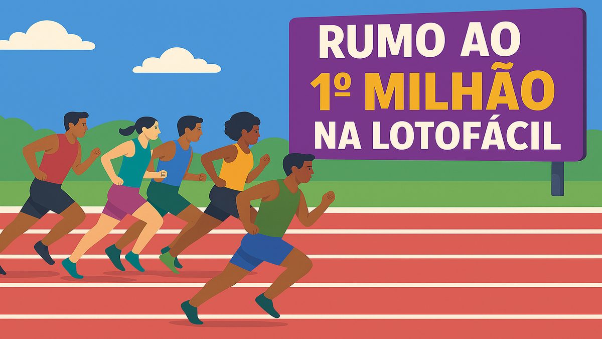 Corrida rumo ao primeiro milhão na Lotofácil.