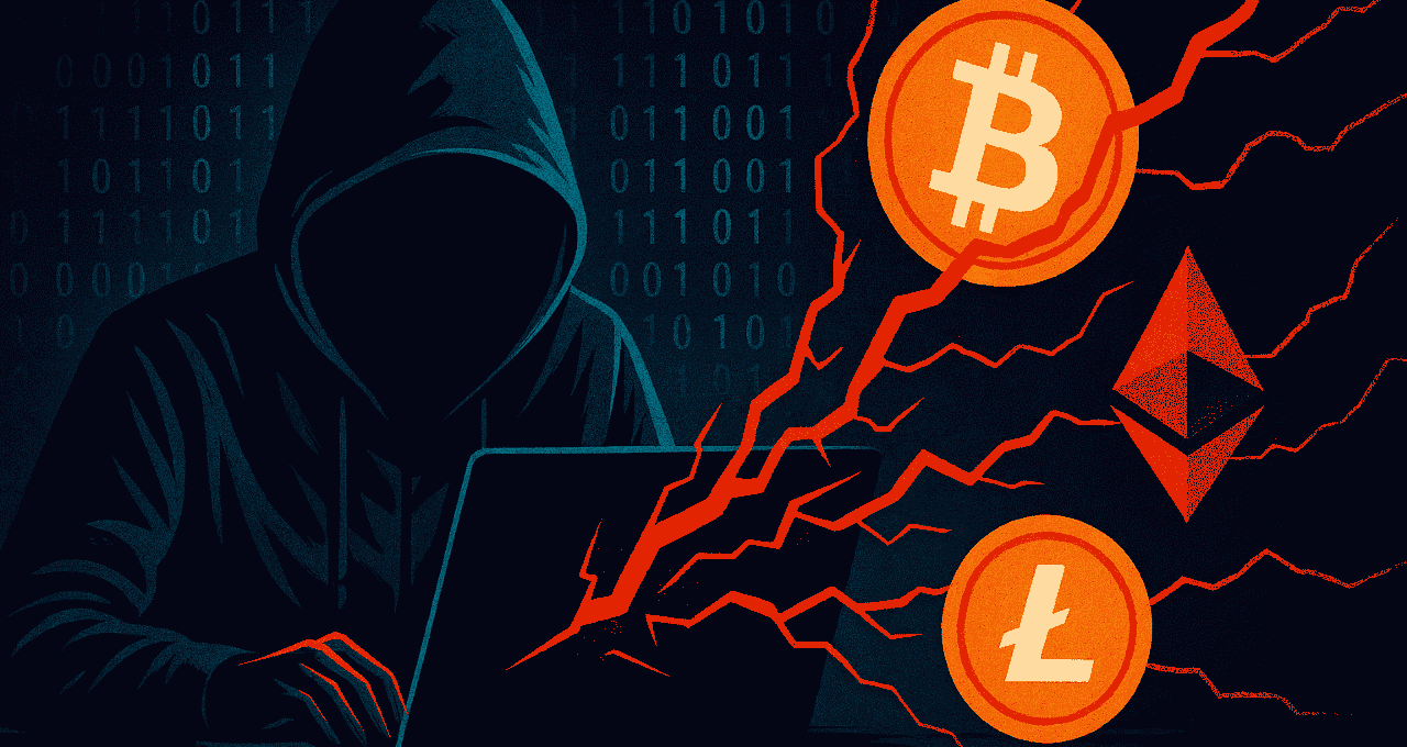 Ataques hacker contra as criptomoedas em 2025 (Imagem Copilot)