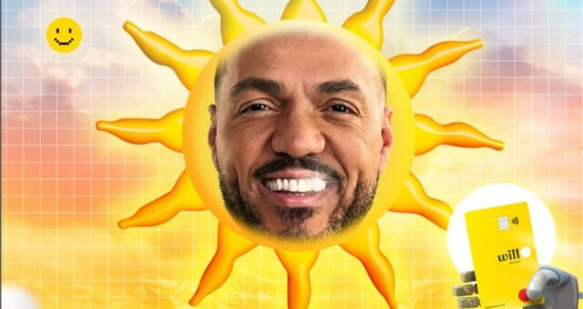 Belo em campanha para o Will Bank. Imagem: Divulgação