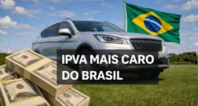 IPVA mais caro e barato do Brasil - Imagem gerada por IA