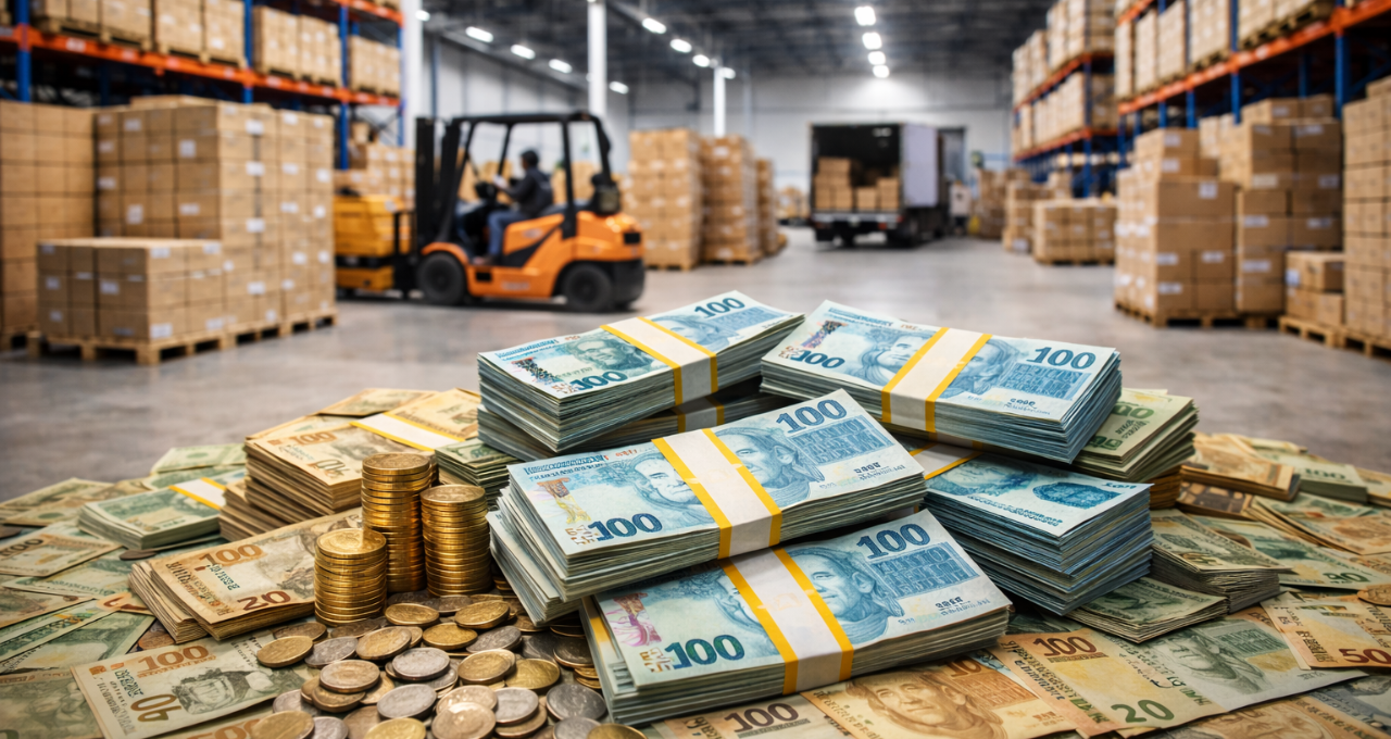 Mercado de galpões logísticos (Imagem gerada por IA)