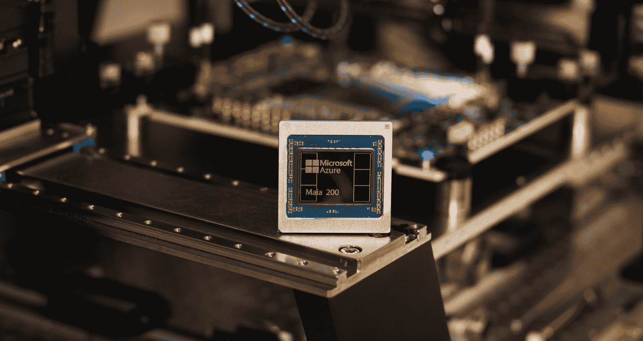 Microsoft Maia 200 o chip focado em inteligência artificial (Imagem Divulgação)