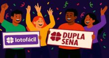 Lotofácil e Dupla Sena pagaram prêmios milionários ontem.