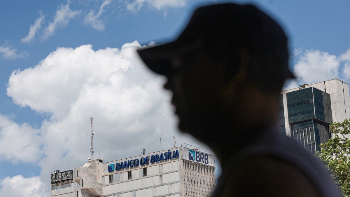 Fachada do prédio do banco de Brasília (BRB)