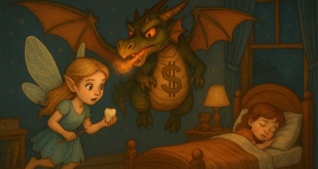 Inflação improvável: crianças já esperam muito mais que uma moedinha da ‘fada do dente’