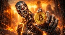 Inteligências Artificiais criam novo Bitcoin, nova religião e questionam o fim da era humana - Imagem gerada por IA