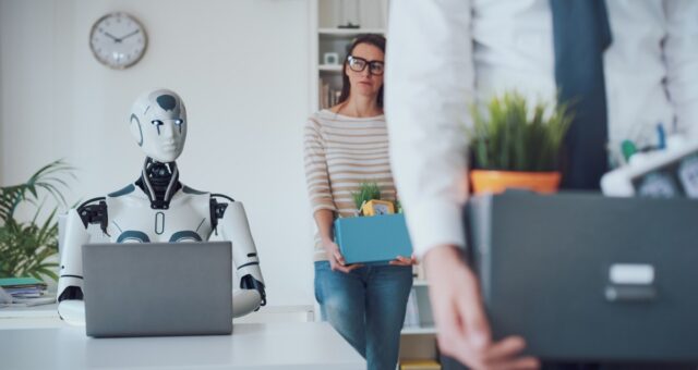 Imagem ilustrativa do impacto da IA nos empregos