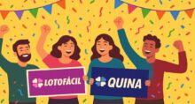 Ganhadores comemoram prêmios na Lotofácil e na Quina.