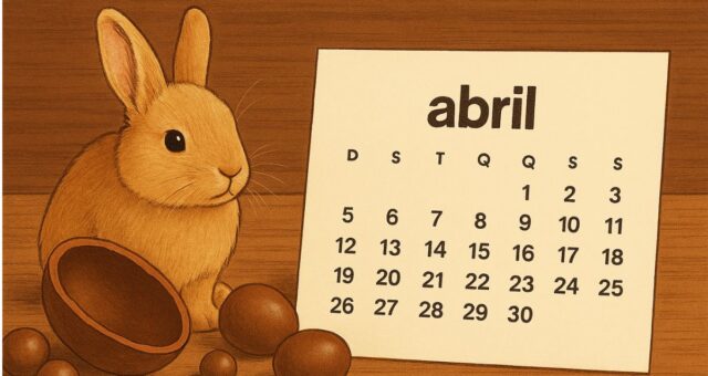 Coelhinho da Páscoa traz chocolates e dois feriados nacionais em abril; veja os dias de descanso do mês no Brasil