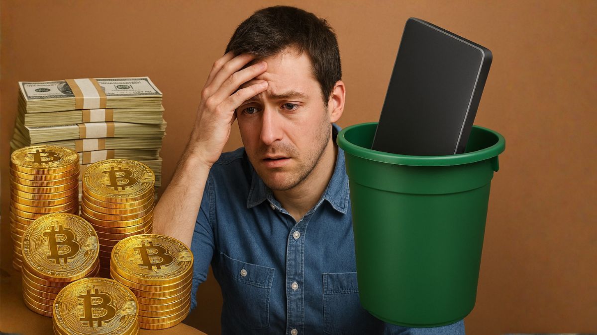 bitcoin btc jogado fora hd milionário (1)