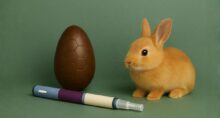 coelhinho, um ovo de páscoa caneta emagrecedora (1)