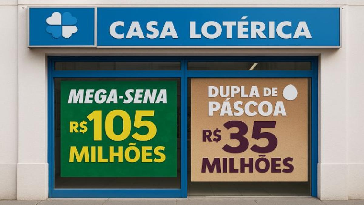 Mega-Sena promete o maior prêmio da semana entre as loterias da Caixa.