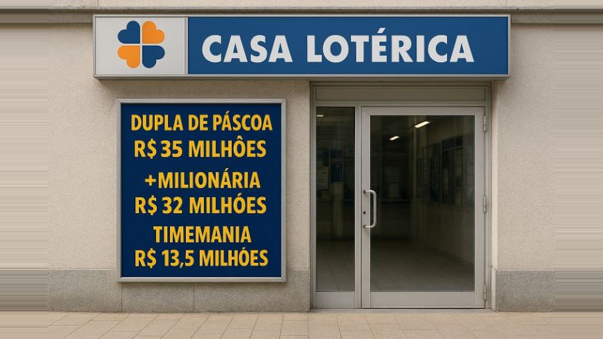 Mega-Sena perde o topo dos maiores prêmios das loterias da Caixa.