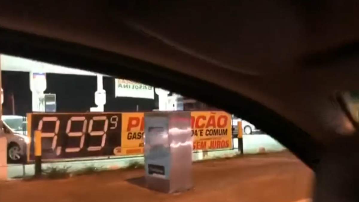 Gasolina chega a R$ 9,99 em Brasília - Imagem: Reprodução/TV Globo
