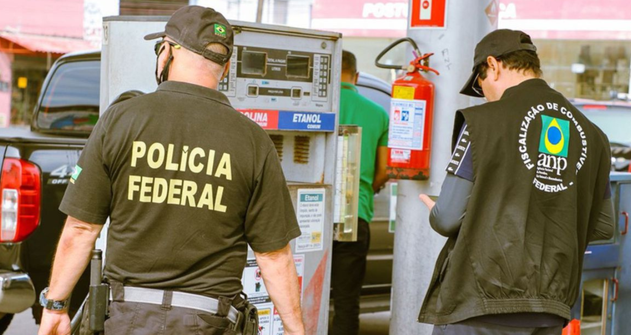 Operação da Polícia Federal (PF) investiga alta de combustíveis (Imagem: divulgação PF/ Agência Brasil)