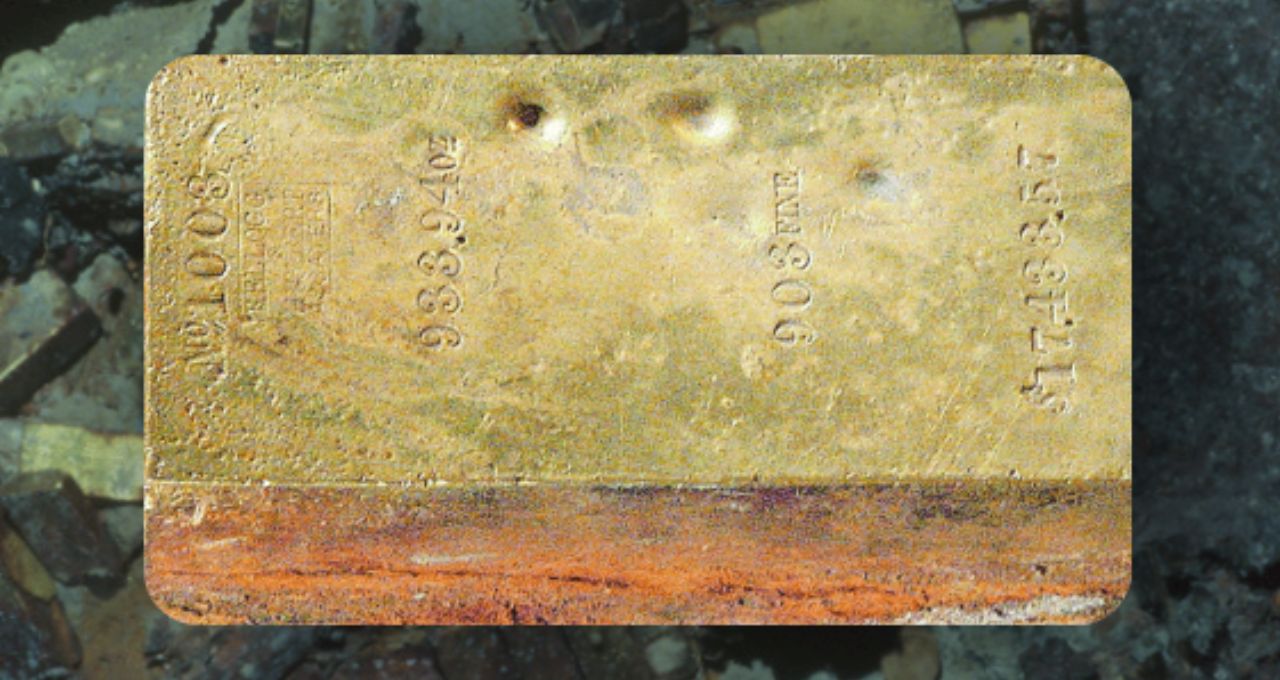 Essa barra de ouro pesa quase 30kg, provocou a primeira crise financeira da história dos EUA, passou mais de 100 anos no fundo do mar e agora pode ser comprada por quem tiver pouco mais de R$ 20 mil