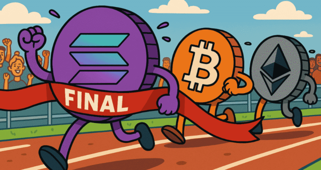 Solana (SOL) ganha protagonismo entre as criptomoedas em março (imagem Copilot)