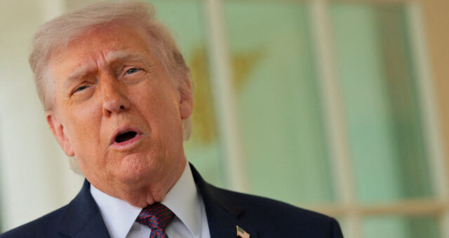 Presidente dos EUA, Donald Trump, no Salão Oval da Casa Branca