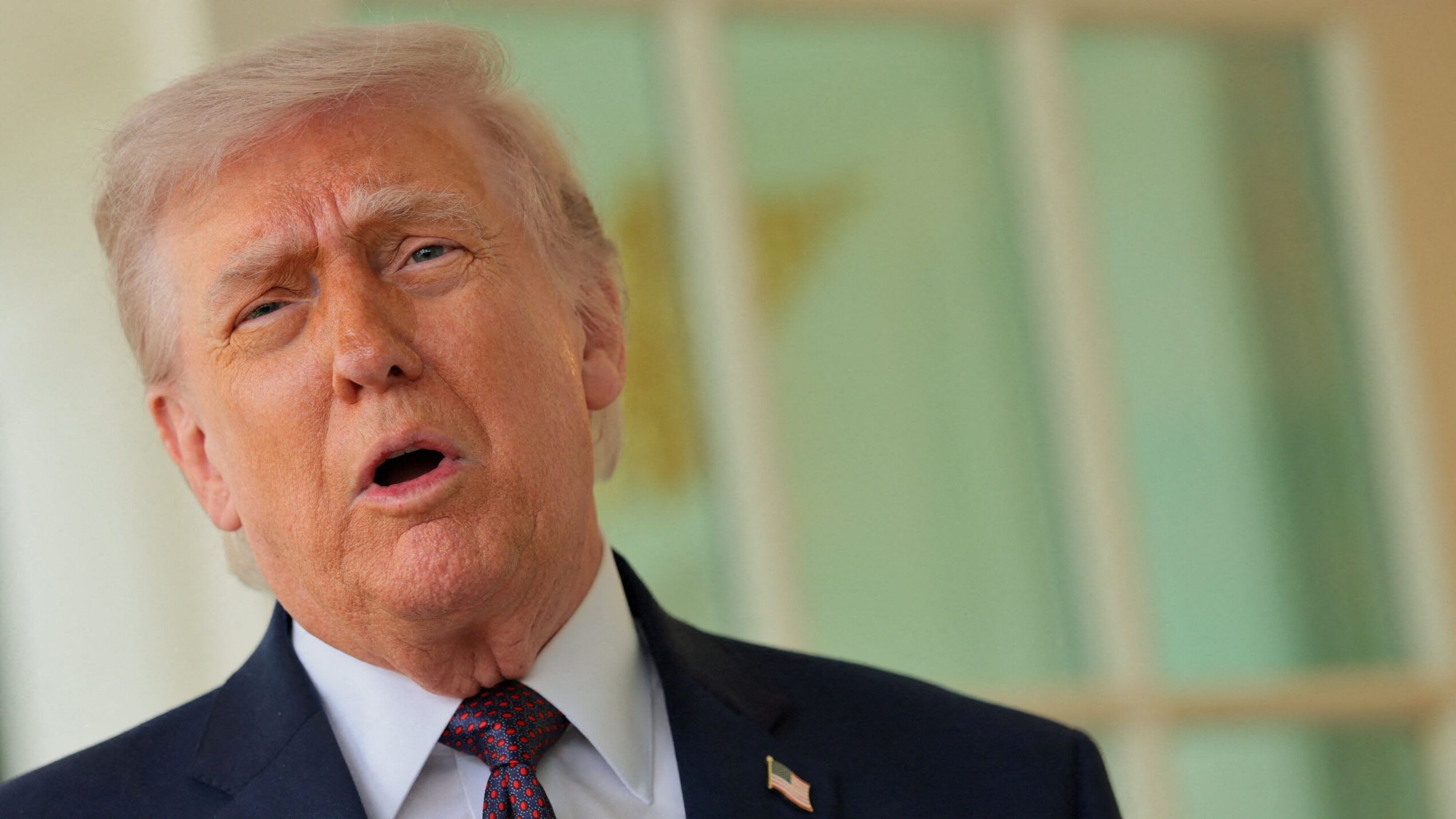 Presidente dos EUA, Donald Trump, no Salão Oval da Casa Branca