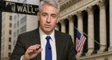 Montagem com Bill Ackman, fundador da Pershing Square Capital