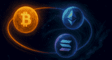 Bitcoin (BTC), ethereum (ETH) e solana (SOL) (Imagem Copilot) (1)