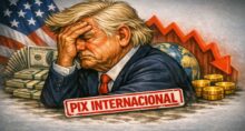 Pix internacional preocupa Donald Trump.