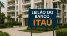 leilão itau banco itub4 mercado imobiliário