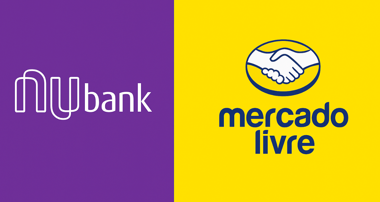Nubank e Mercado Livre entram em lista de companhias mais influentes do setor financeiro (Imagem gerada por IA)