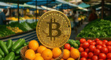 Bitcoin (BTC) e as criptomoedas na feira livre (Imagem Copilot)