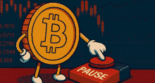 Bitcoin (BTC) não tem 'circuit breaker'. E agora? (Imagem: Copilot)