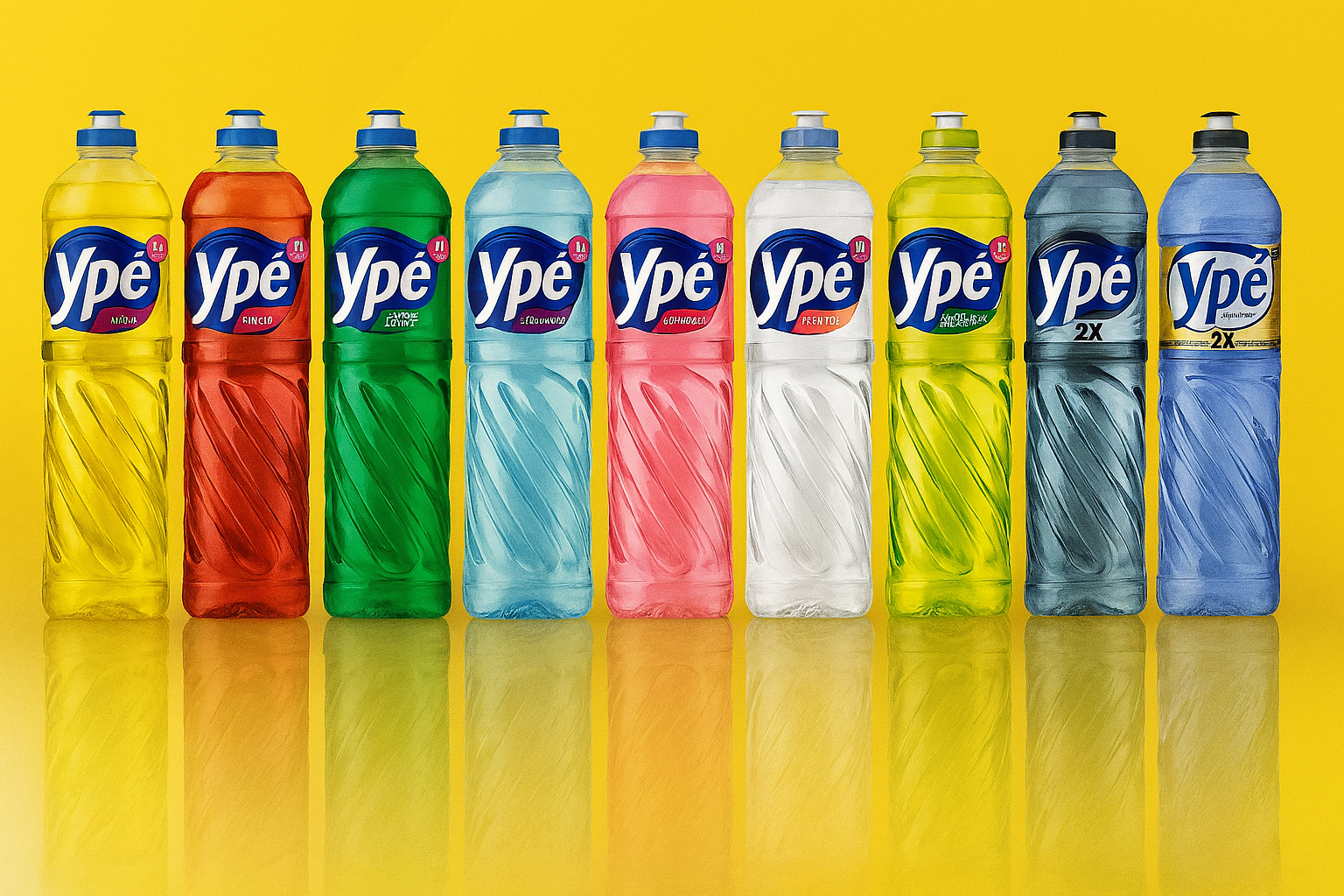 Detergentes da Ypê