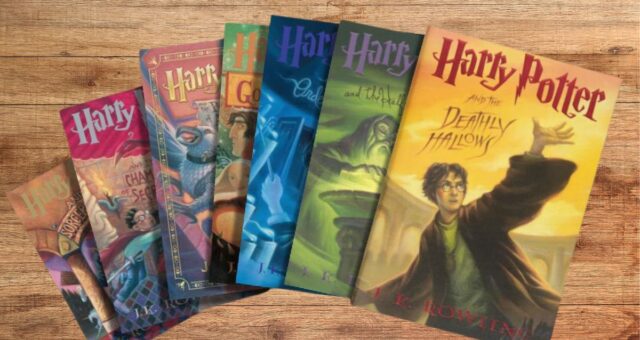 Livros Harry Potter. Imagem: Edição CanvaPro/Divulgação