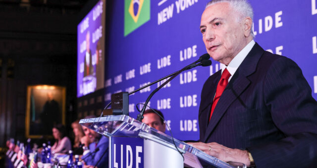 Sem citar Lula, Temer pede projetos e pacto a candidatos; Zema defende 'chacoalhada' e Augusto Cury quer ser 'voz da pacificação'