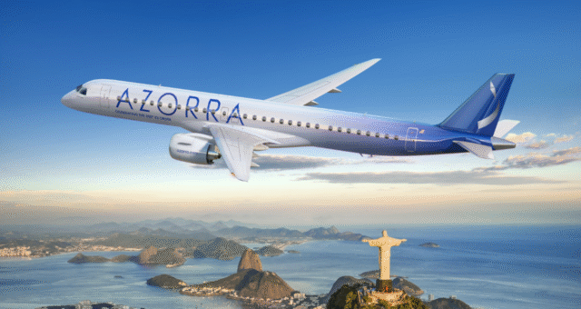 Azorra faz novo pedido de aeronaves E195-E2 da Embraer (Imagem: divulgação Embraer)