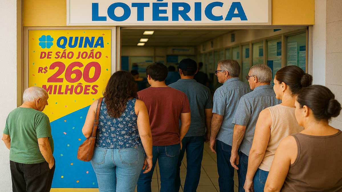 Quina de São João 2026: hoje é o último dia para apostar e concorrer a prêmio de R$ 260 milhões