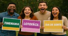 Timemania, Lotofácil e Dia de Sorte têm múltiplos ganhadores.