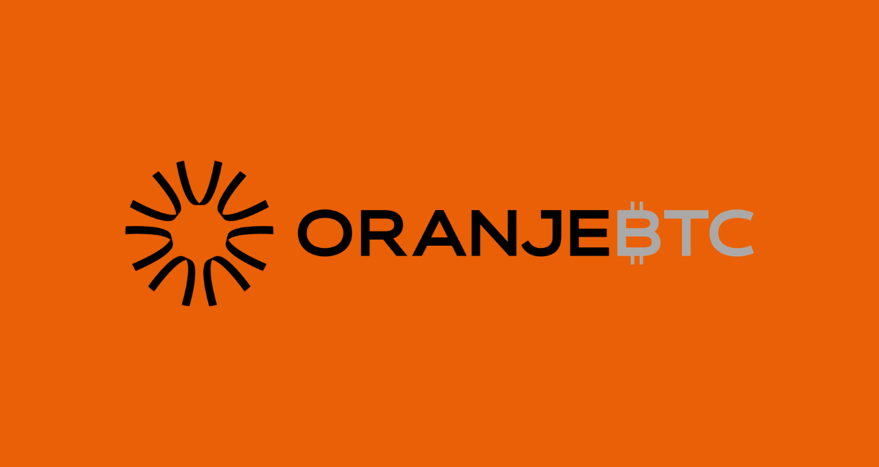 Logo OranjeBTC (OBTC3) (Imagem Montagem Money Times)