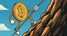 Escalada de preços do Bitcoin (BTC) (Imagem: Copilot)