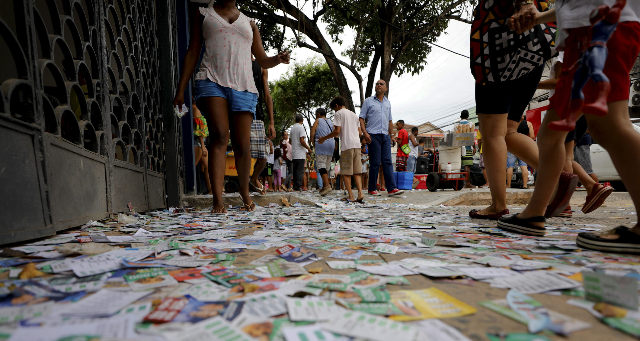 Local de votação durante as eleições em Salvador (Imagem: istockphoto/ Joa_Souza) ID da foto:1328494183