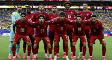 Seleção portuguesa em campo