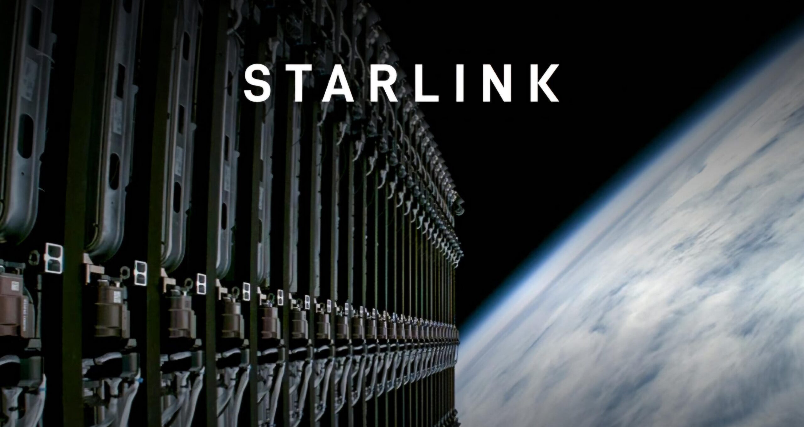 Divulgação Starlink com satélite no espaço