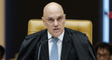 ministro do STF Alexandre de Moraes, durante sessão plenária (Rosinei Coutinho/STF)