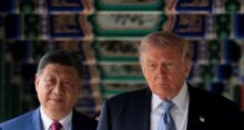 Presidente dos EUA, Donald Trump, e o presidente chinês, Xi Jinping, relações internacionais