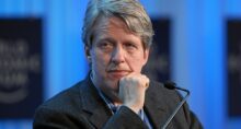 vendedor do Nobel de economia. Robert Shiller, na Reunião Anual do Fórum Econômico Mundial.