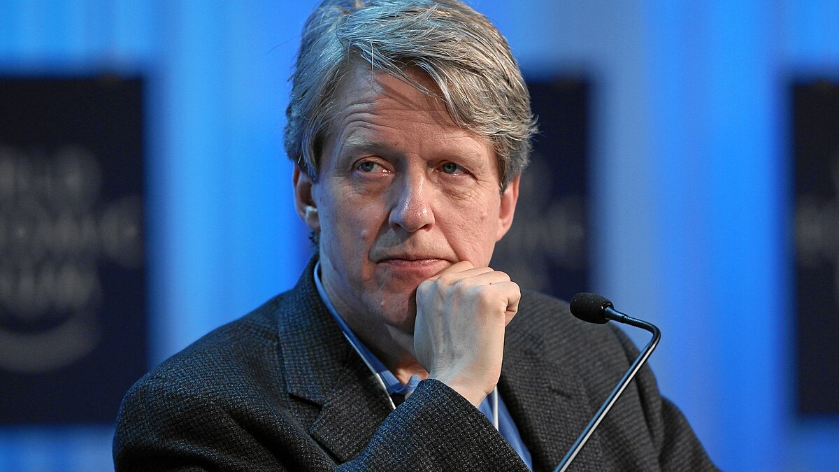 vendedor do Nobel de economia. Robert Shiller, na Reunião Anual do Fórum Econômico Mundial.