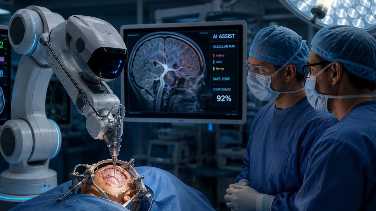cirurgia cerebral inteligência artificial IA