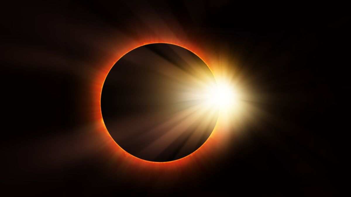 eclipse solar total chuva de meteoros cidade perfeita fenômeno astronomia