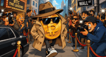 A fama do bitcoin (BTC) (Imagem: ChatGPT)