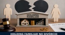 imagem mostra um coração partido, uma casa e moedas para ilustrar situação de holding familiar no divórcio